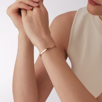 Pre-Owned Cartier Love 6 Diamond Bracelet Small Model B6047616 - Size 16