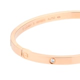 Pre-Owned Cartier Love 6 Diamond Bracelet Small Model B6047616 - Size 16