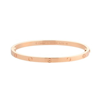 Pre-Owned Cartier Love Bracelet Small Model B6047315 - Size 15