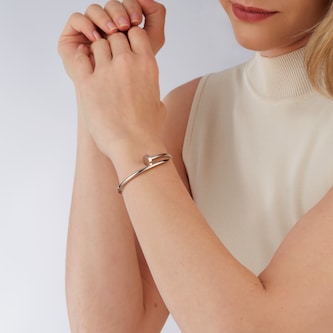 Pre-Owned Cartier Juste Un Clou Bracelet Classic Model B6048317 - Size 17