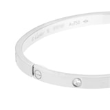 Pre-Owned Cartier Love 6 Diamond Bracelet Small Model B6047716 - Size 16