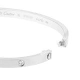 Pre-Owned Cartier Love 6 Diamond Bracelet Small Model B6047716 - Size 16