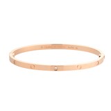 Pre-Owned Cartier Love 6 Diamond Bracelet Small Model B6047617 - Size 17