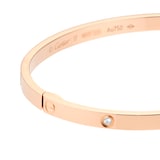 Pre-Owned Cartier Love 6 Diamond Bracelet Small Model B6047617 - Size 17
