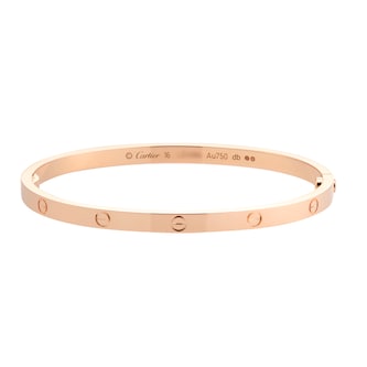 Pre-Owned Cartier Love Bracelet Small Model B6047316 - Size 16
