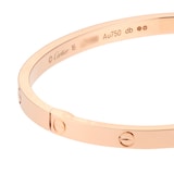 Pre-Owned Cartier Love Bracelet Small Model B6047316 - Size 16
