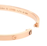 Pre-Owned Cartier Love Bracelet Small Model B6047316 - Size 16