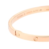 Pre-Owned Cartier Love Bracelet Small Model B6047316 - Size 16