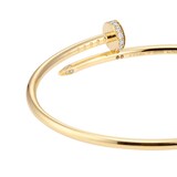 Pre-Owned Cartier Juste Un Clou Diamond Bracelet Small Model B6066117 - Size 17