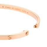 Pre-Owned Cartier Love Bracelet Small Model B6047318 - Size 18