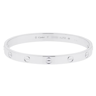 Pre-Owned Cartier Love Bracelet Classic Model B6035417 - Size 17