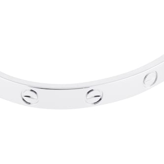 Pre-Owned Cartier Love Bracelet Classic Model B6035417 - Size 17