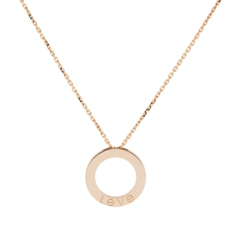 Pre-Owned Cartier Love Pendant Necklace 3 Diamonds B7014700