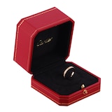 Pre-Owned Cartier Love Ring Small Model Paved Diamonds B4218151 - Ring Size 51