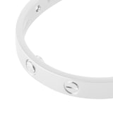 Pre-Owned Cartier Love Bracelet Classic Model 4 Diamonds  B6035816 - Size 16