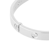 Pre-Owned Cartier Love Bracelet Small Model 10 Diamonds B6040716 - Size 16