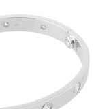 Pre-Owned Cartier Love Bracelet Small Model 10 Diamonds B6040716 - Size 16
