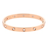 Pre-Owned Cartier Love Bracelet Small Model 10 Diamonds B6040616 - Size 16
