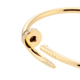 Pre-Owned Cartier Juste Un Clou Classic Model Paved Diamonds B6048619 - Size 19