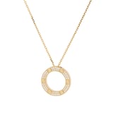 Pre-Owned Cartier Love Pendant Necklace Paved Diamonds B7058400
