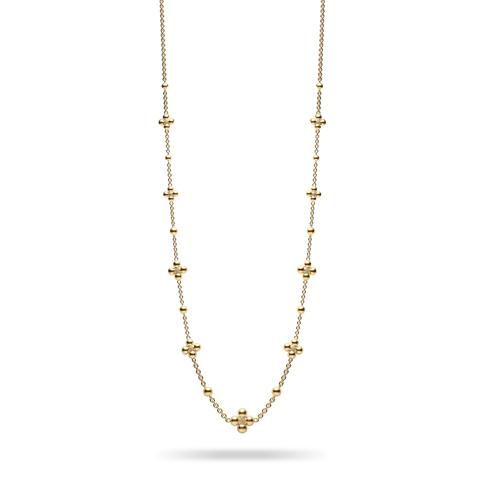 Paul Morelli 18k Yellow Gold Bead Sequence Necklace 24"