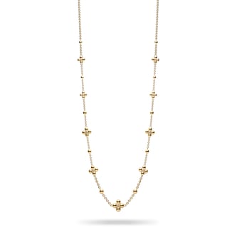 Paul Morelli 18k Yellow Gold Bead Sequence Necklace 24" Paul Morelli 18k Yellow Gold Bead Sequence Necklace 24"