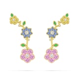 Paul Morelli 18k Yellow Gold 0.41cttw Diamond and 4.55cttw Sapphire Wild Child Earrings