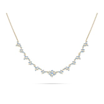 Paul Morelli 18k Yellow Gold 0.38cttw Diamond and Moonstone Bubble Necklace 18" Paul Morelli 18k Yellow Gold 0.38cttw Diamond and Moonstone Bubble Necklace 18"