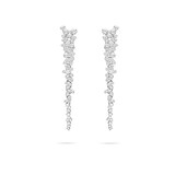 Paul Morelli 18k White Gold 2.66cttw Diamond Confetti Drop Earrings