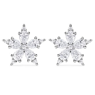Paul Morelli 18k White Gold 0.62cttw Diamond Mini Stellanise Stud Earrings Paul Morelli 18k White Gold 0.62cttw Diamond Mini Stellanise Stud Earrings