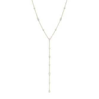 Paul Morelli 18k Yellow Gold 3.59cttw Diamond Mini Pipette Lariat Necklace Paul Morelli 18k Yellow Gold 3.59cttw Diamond Mini Pipette Lariat Necklace
