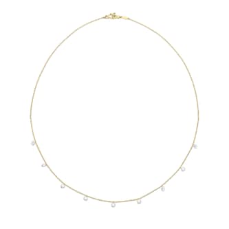Paul Morelli 18k Yellow Gold 0.77cttw Floating Diamond Necklace 18"