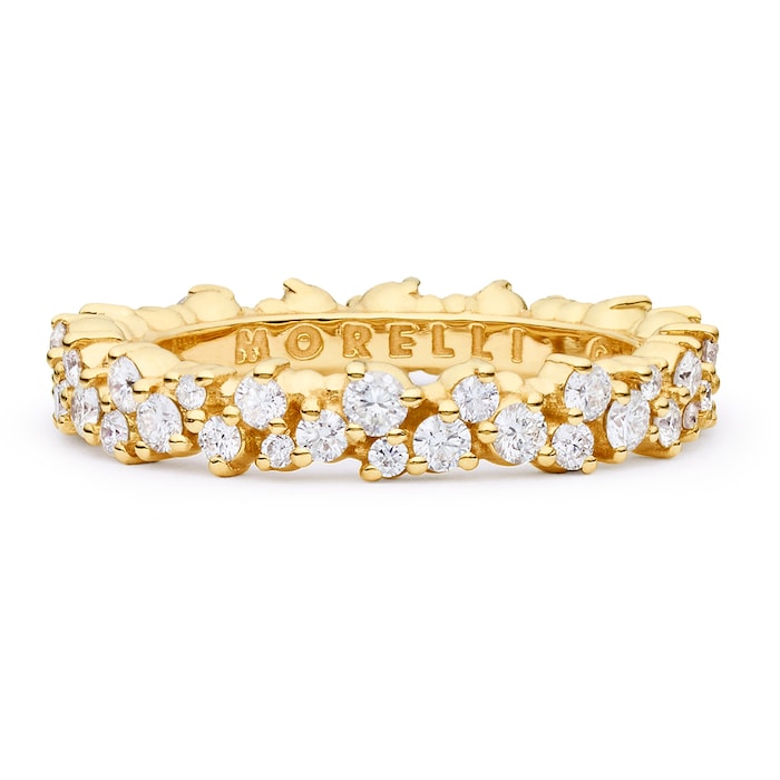 Paul Morelli 18k Yellow Gold 1.27cttw Diamond 4mm Confetti Band