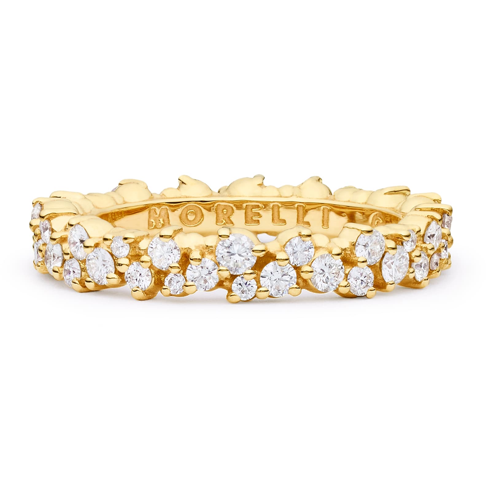 Paul Morelli 18k Yellow Gold 1.27cttw Diamond 4mm Confetti Band