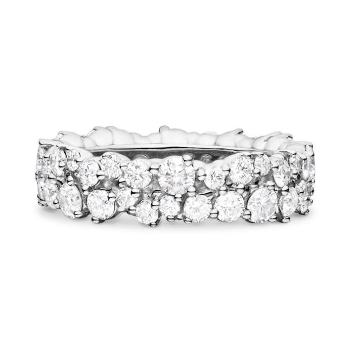 Paul Morelli 18k White Gold 2.46cttw Diamond 6mm Medium Confetti Band