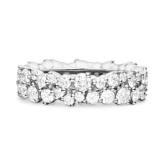 Paul Morelli 18k White Gold 2.46cttw Diamond 6mm Medium Confetti Band