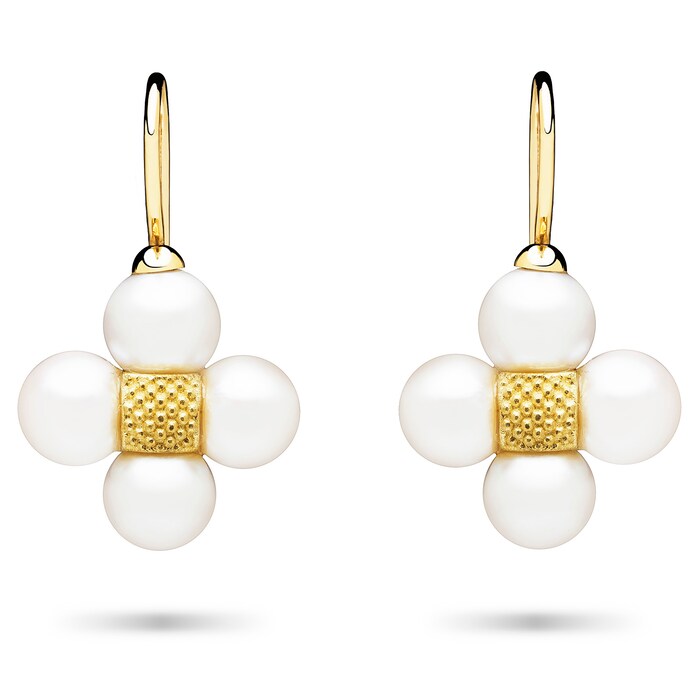 Golden Sequence Drop Earrings by Paul Morelli