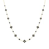 Paul Morelli 18k Yellow Gold 49.97cttw Black Onyx Squence Necklace 24"