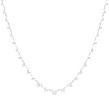 Paul Morelli 18k White Gold 3.05cttw Diamond Wild Child Necklace 17"