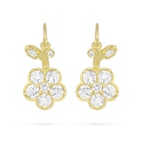 Paul Morelli 18k Yellow Gold 2.12cttw Diamond Wild Child Drop Earrings