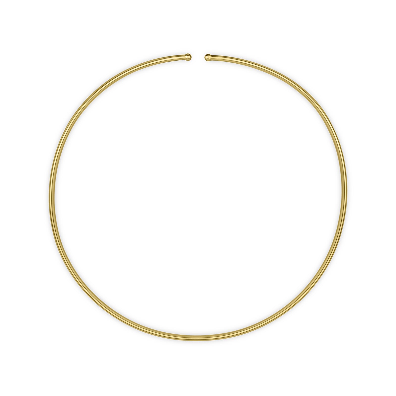 Paul Morelli 18k Yellow Gold Flexible Collar Necklace 2.5mm Paul Morelli 18k Yellow Gold Flexible Collar Necklace 2.5mm