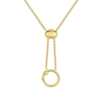 Paul Morelli 18k Yellow Gold Meditation Bells Slider Necklace 36"
