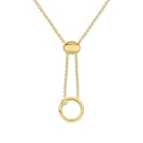 Paul Morelli 18k Yellow Gold Meditation Bells Slider Necklace 36"