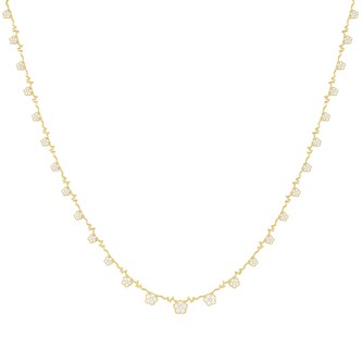 Paul Morelli 18k Yellow Gold 3.05cttw Diamond Wild Child Necklace 17" Paul Morelli 18k Yellow Gold 3.05cttw Diamond Wild Child Necklace 17"