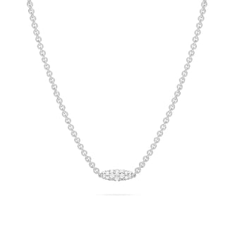 Paul Morelli 18k White Gold 1.19cttw Diamond Single Pipette Necklace Paul Morelli 18k White Gold 1.19cttw Diamond Single Pipette Necklace