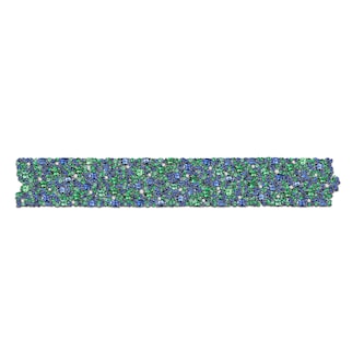 Robert Procop 18k White Gold Sapphire Emerald and 0.92cttw Diamond American Glamour Bracelet Robert Procop 18k White Gold Sapphire Emerald and 0.92cttw Diamond American Glamour Bracelet