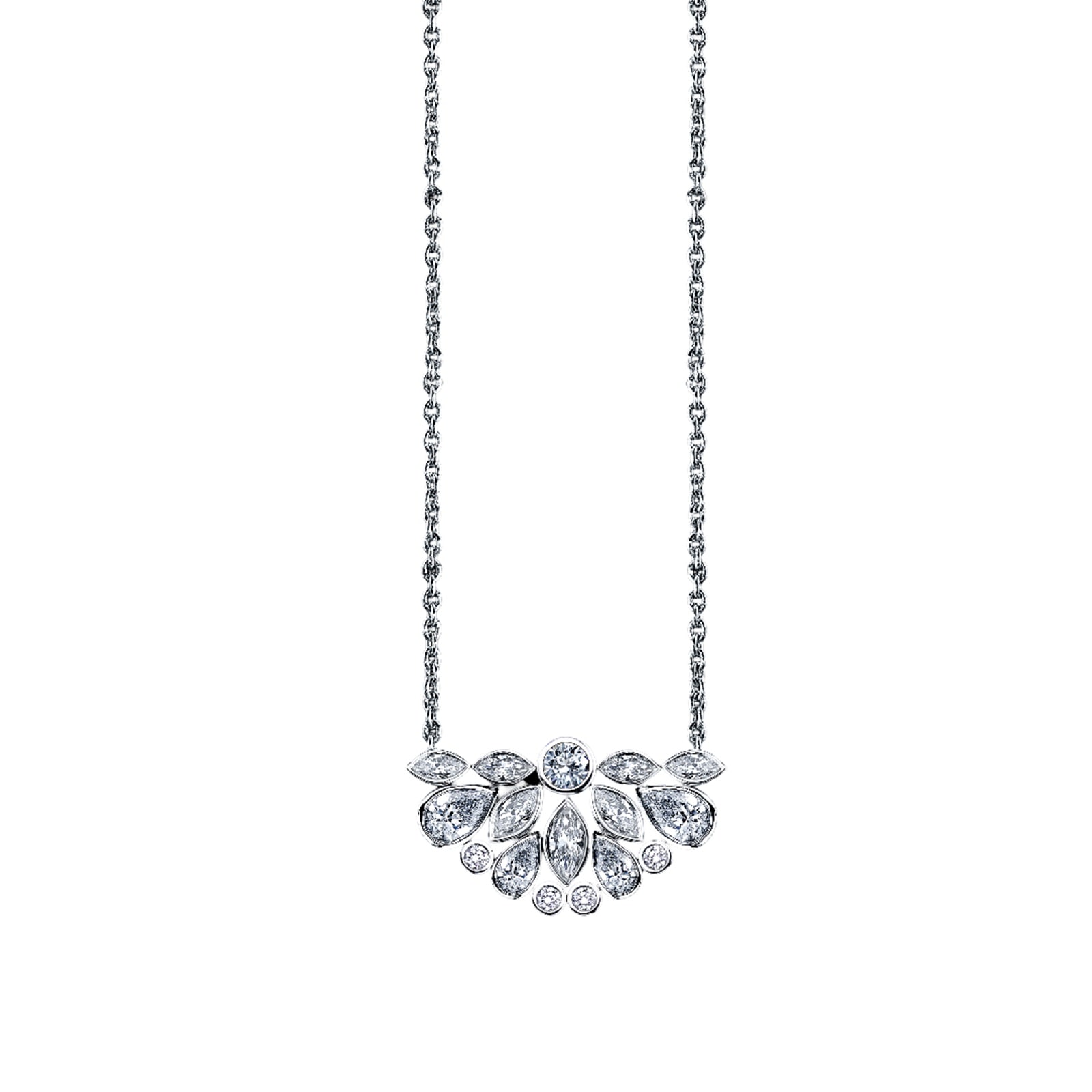 Robert Procop Platinum De La Vie 2.22cttw Diamond Necklace