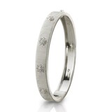 Buccellati 18k White Gold 0.50cttw Diamond Macri Bracelet Size 16