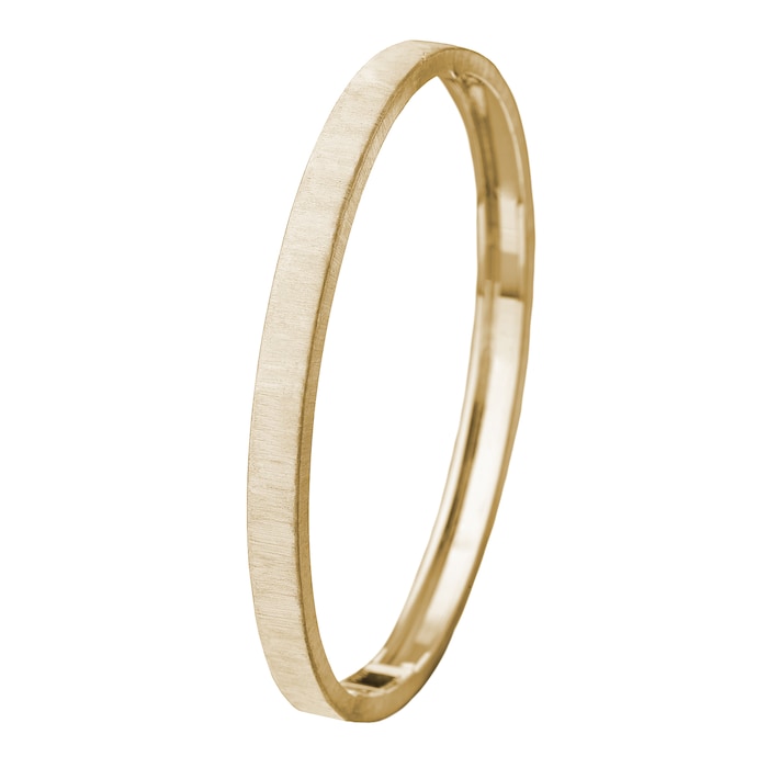 Buccellati 18k Yellow Gold Macri Hinged Bangle Size 16