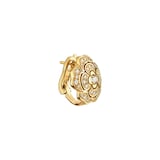 Chanel Jewelry 18k Yellow Gold 0.79cttw Diamond Bouton de Camélia Earrings